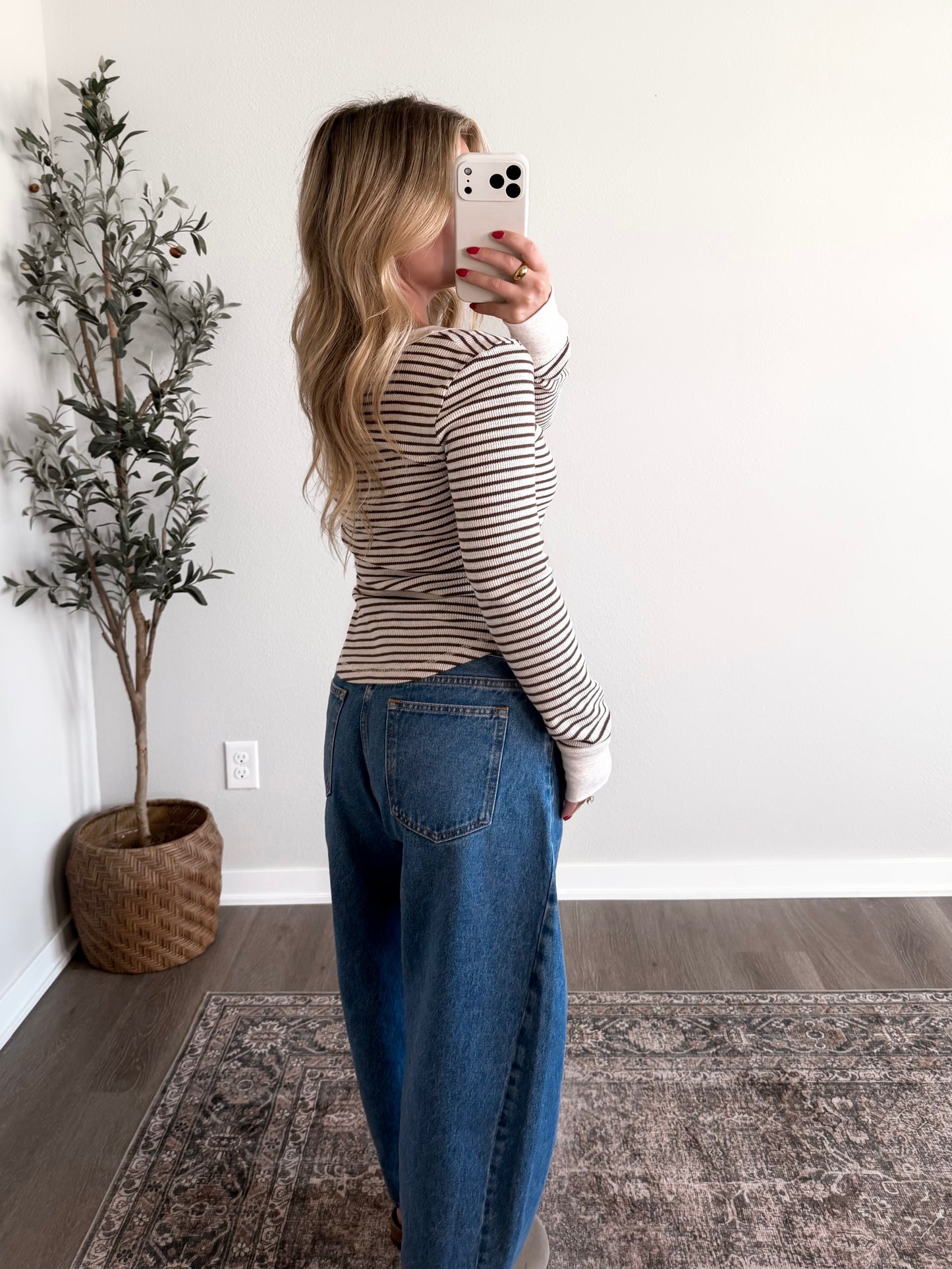 Classic Edition Striped Henley