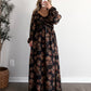 Dark Woods Floral Maxi Dress