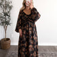 Dark Woods Floral Maxi Dress