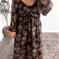 Dark Woods Floral Maxi Dress