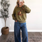 Bear in Fall Knit Sweater