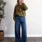 Bear in Fall Knit Sweater