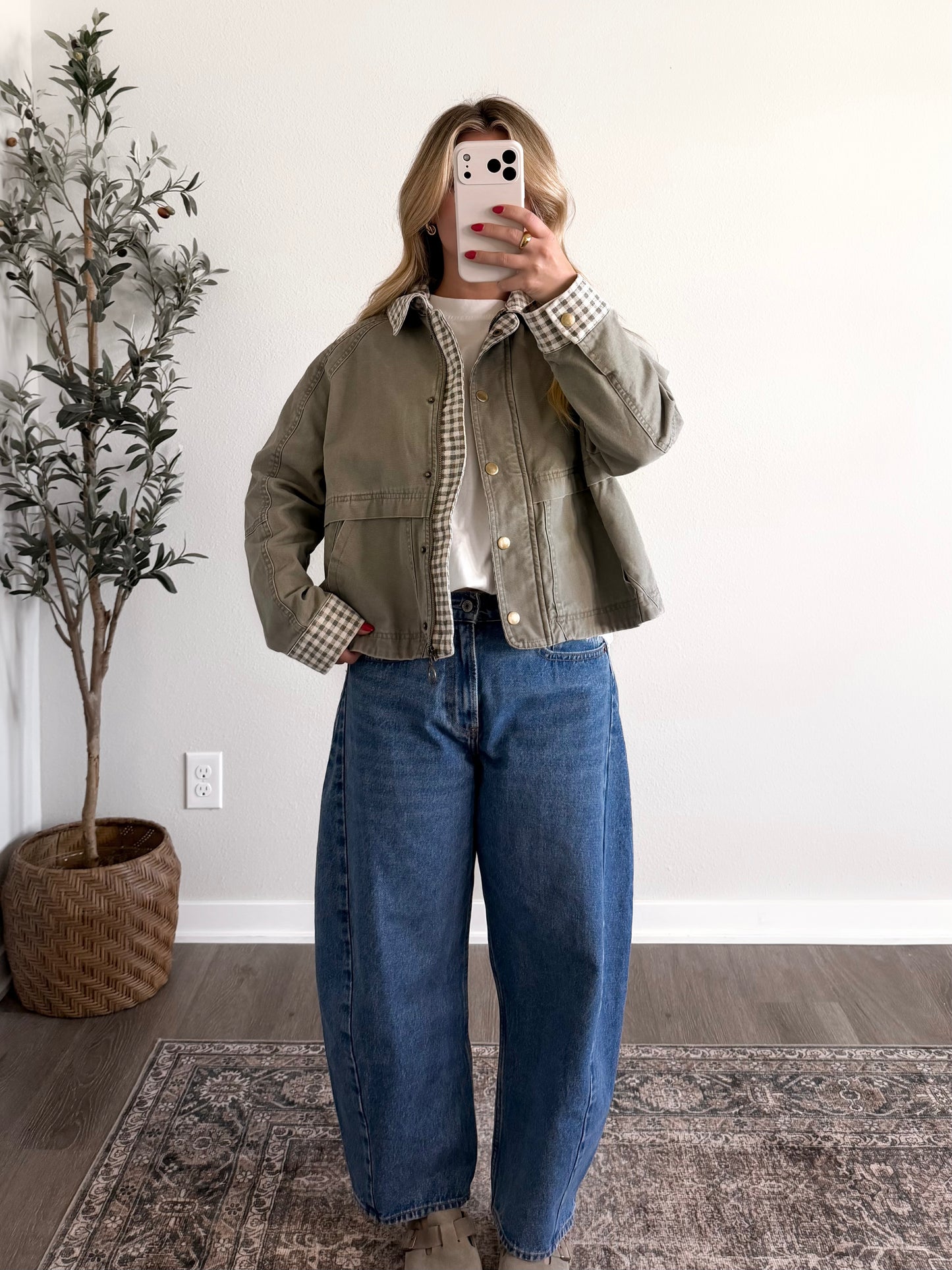 Heritage Gingham Barn Jacket