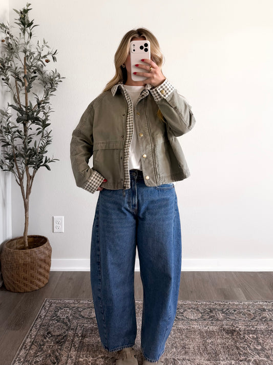 Heritage Gingham Barn Jacket (Restocking Mid November)