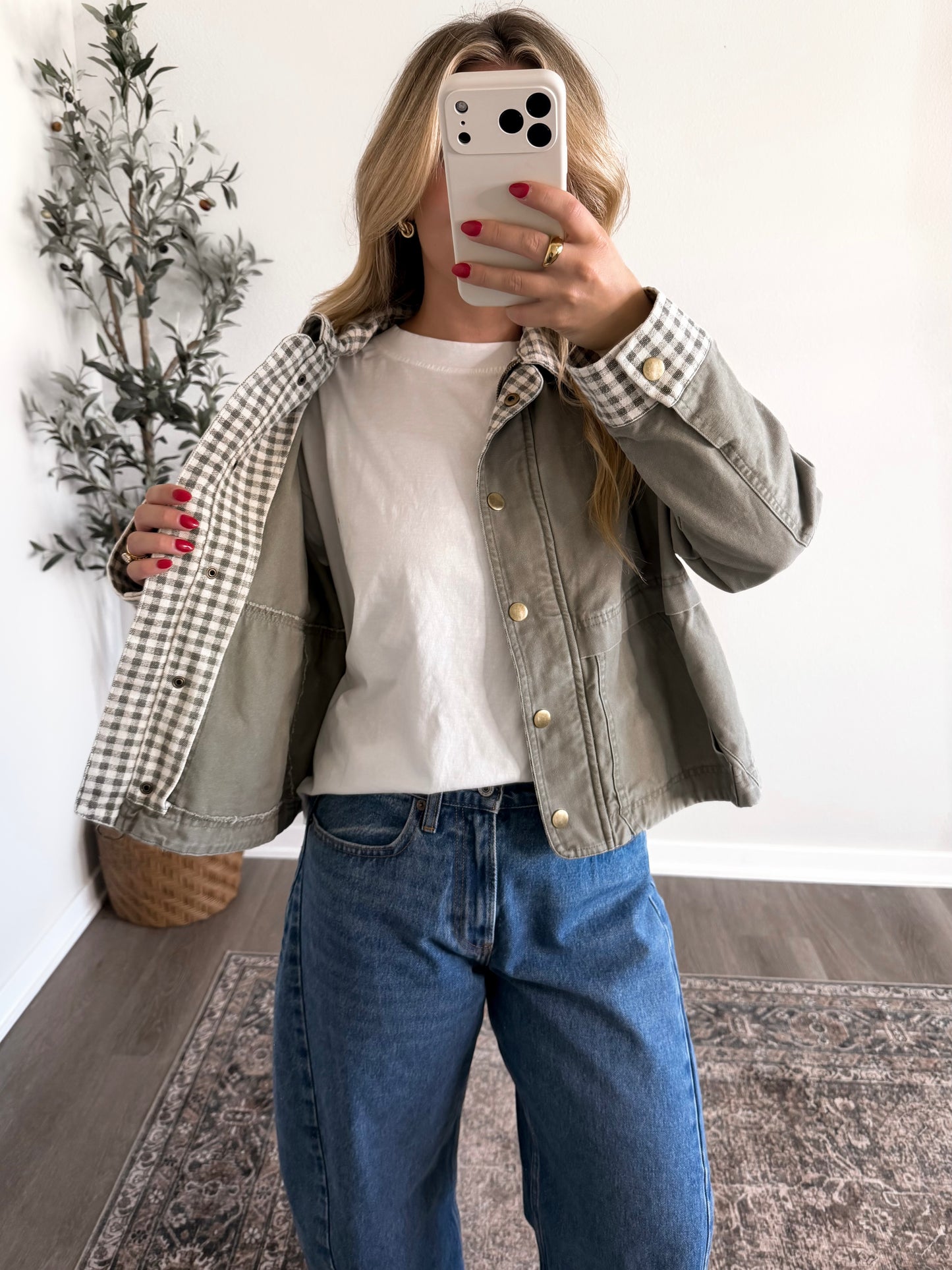 Heritage Gingham Barn Jacket