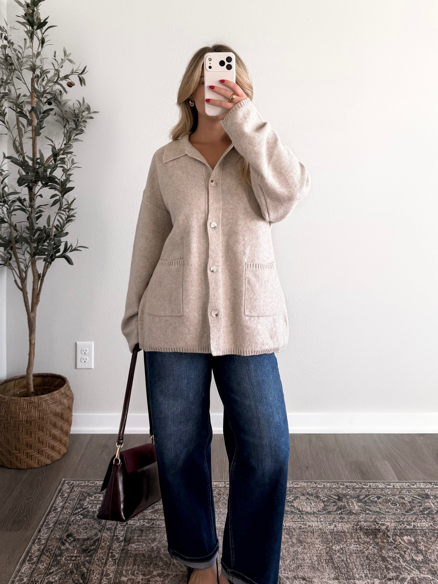 Open Book Tie Cardigan