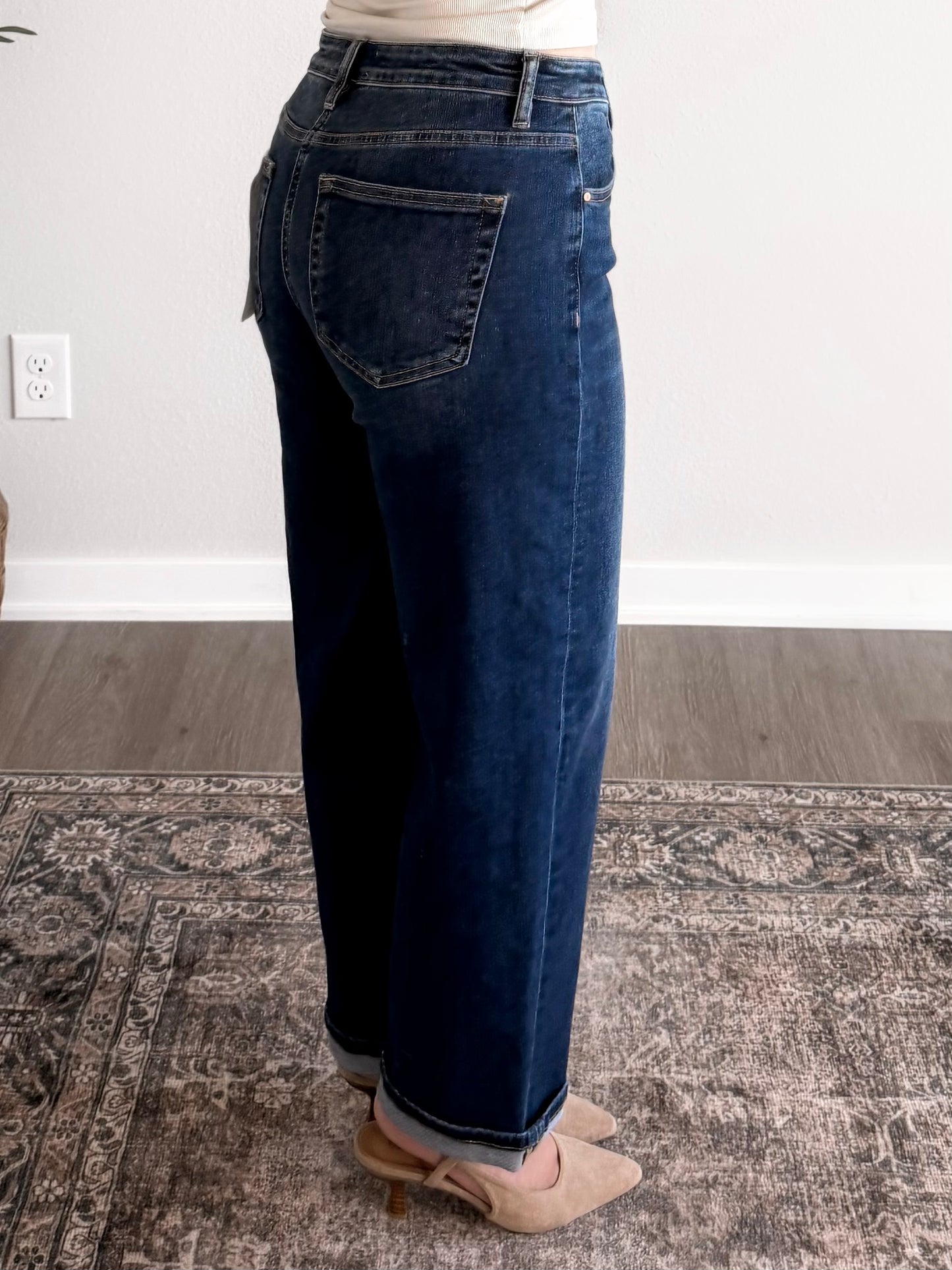 Sadie High Rise Cropped Denim Jean