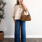 Warm Vanilla Knit Cape Sweater