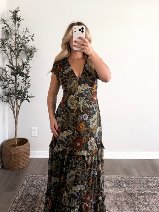 Autumn Nostalgia Maxi Dress (Restocking Early January)