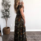 Autumn Nostalgia Maxi Dress
