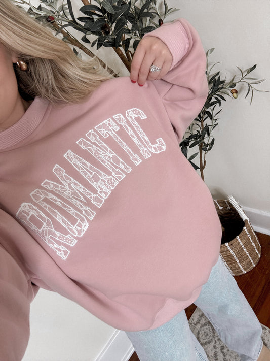 Hopeless "Romantic" Graphic Pullover