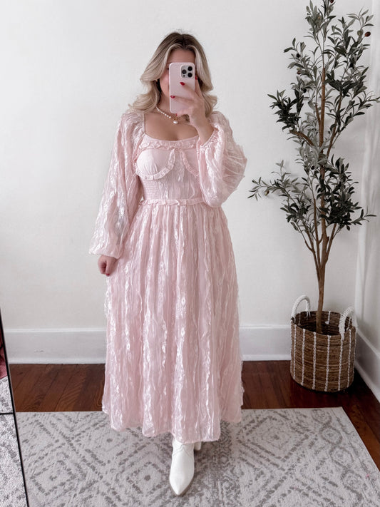 Cosette Lace Sweetheart Maxi Dress