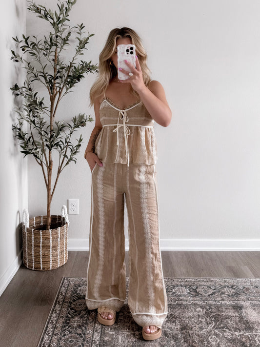 Goldie Boho Embroidered Set