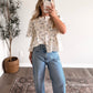 Hope Floral Button Down Top