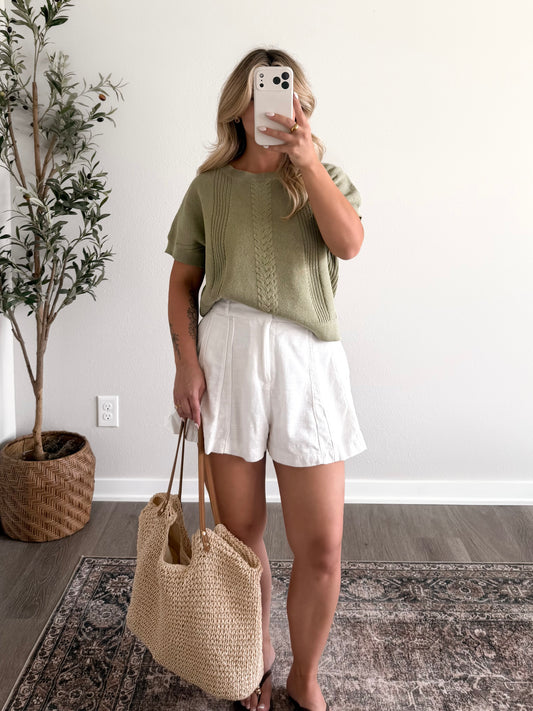 Staying True Knit Sweater / Meadow