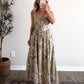 Harlowe Patchwork Midi Dress