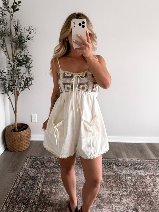 Wild Loom Crochet Romper (PREORDER EST SHIP 7.20)
