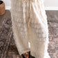 Halo Lace Ruffle Pant / Cream