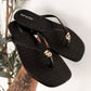 Priscilla Woven Sandal / Black