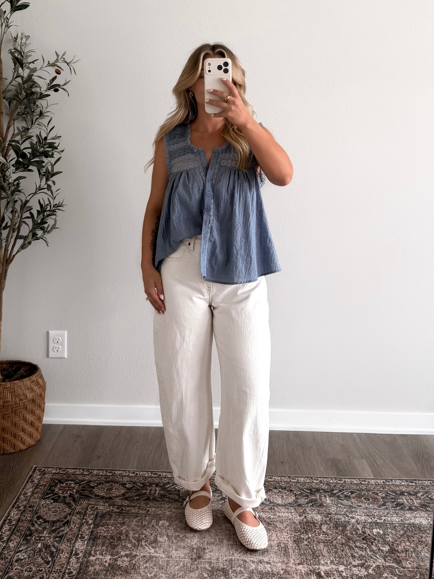 Willow Lace Ruffle Top