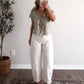 Unwritten Tie Lace Top / Sage