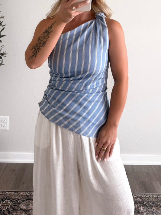 Summer Charter One Shoulder Top