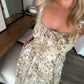 Harlowe Patchwork Midi Dress