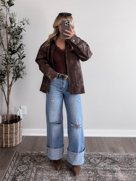 Urban Autumn Leather Jacket