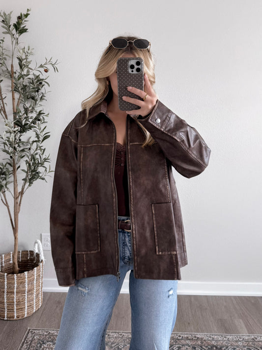 Urban Autumn Leather Jacket
