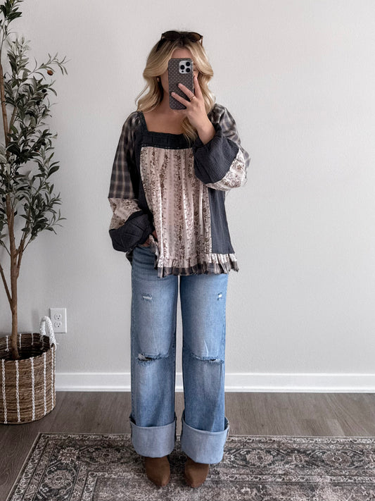 Fall Keepsake Babydoll Blouse