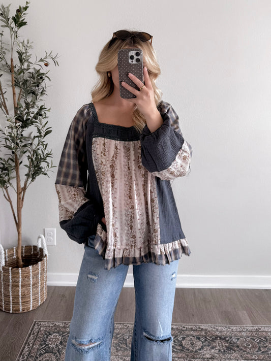 Fall Keepsake Babydoll Blouse