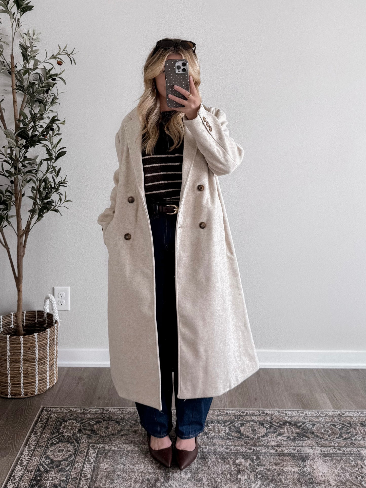 Central Park Duster Coat / Oat