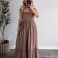 Brown Sugar Gingham Midi Dress
