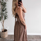 Brown Sugar Gingham Midi Dress