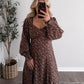 Hazelnut Floral Maxi Dress (Restocking 10.13)