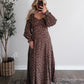 Hazelnut Floral Maxi Dress (Restocking 10.13)