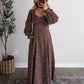 Hazelnut Floral Maxi Dress (Restocking 10.13)