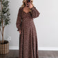 Hazelnut Floral Maxi Dress (Restocking 10.13)