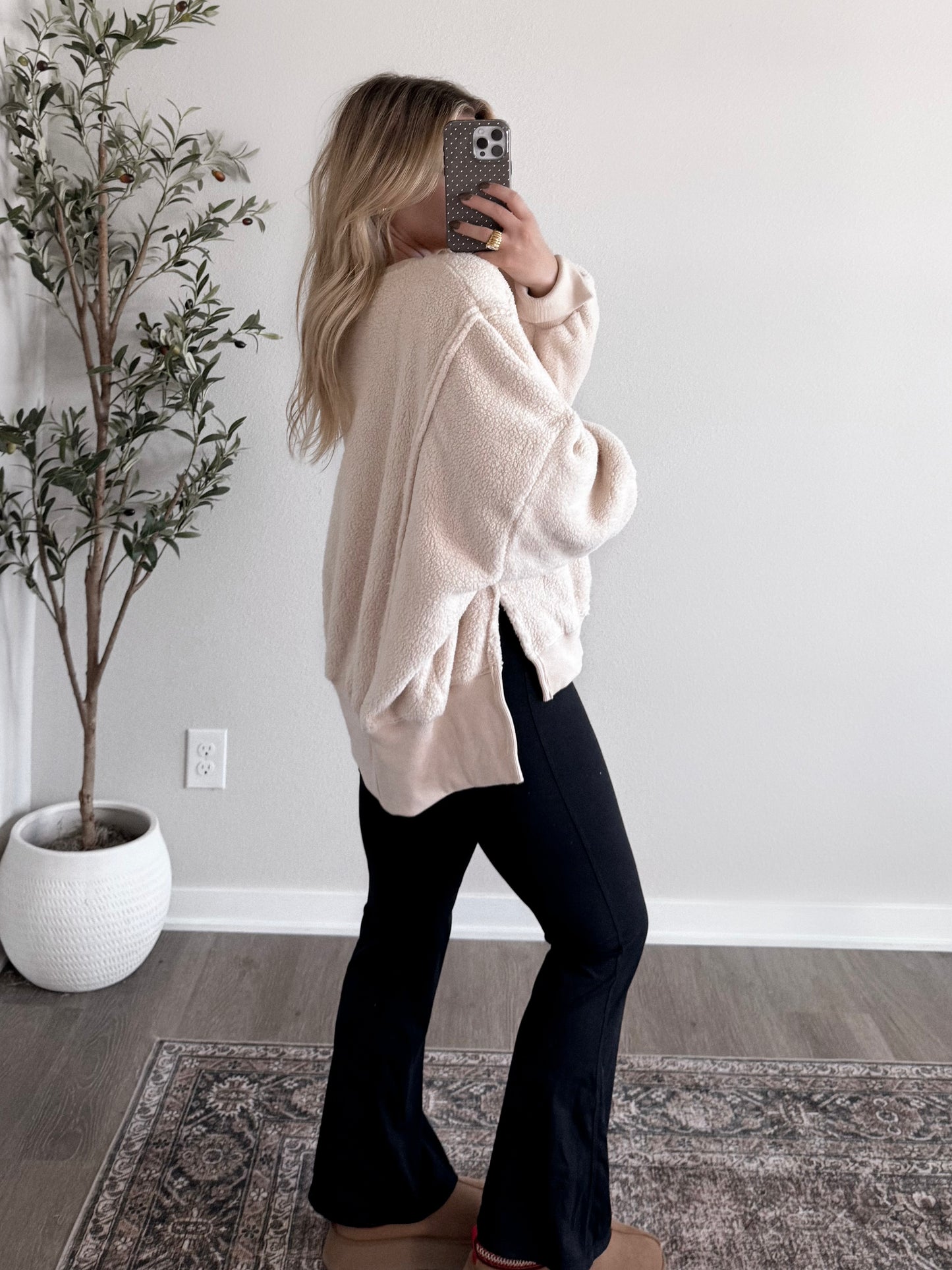 Snowfall Sherpa Pullover / Cream