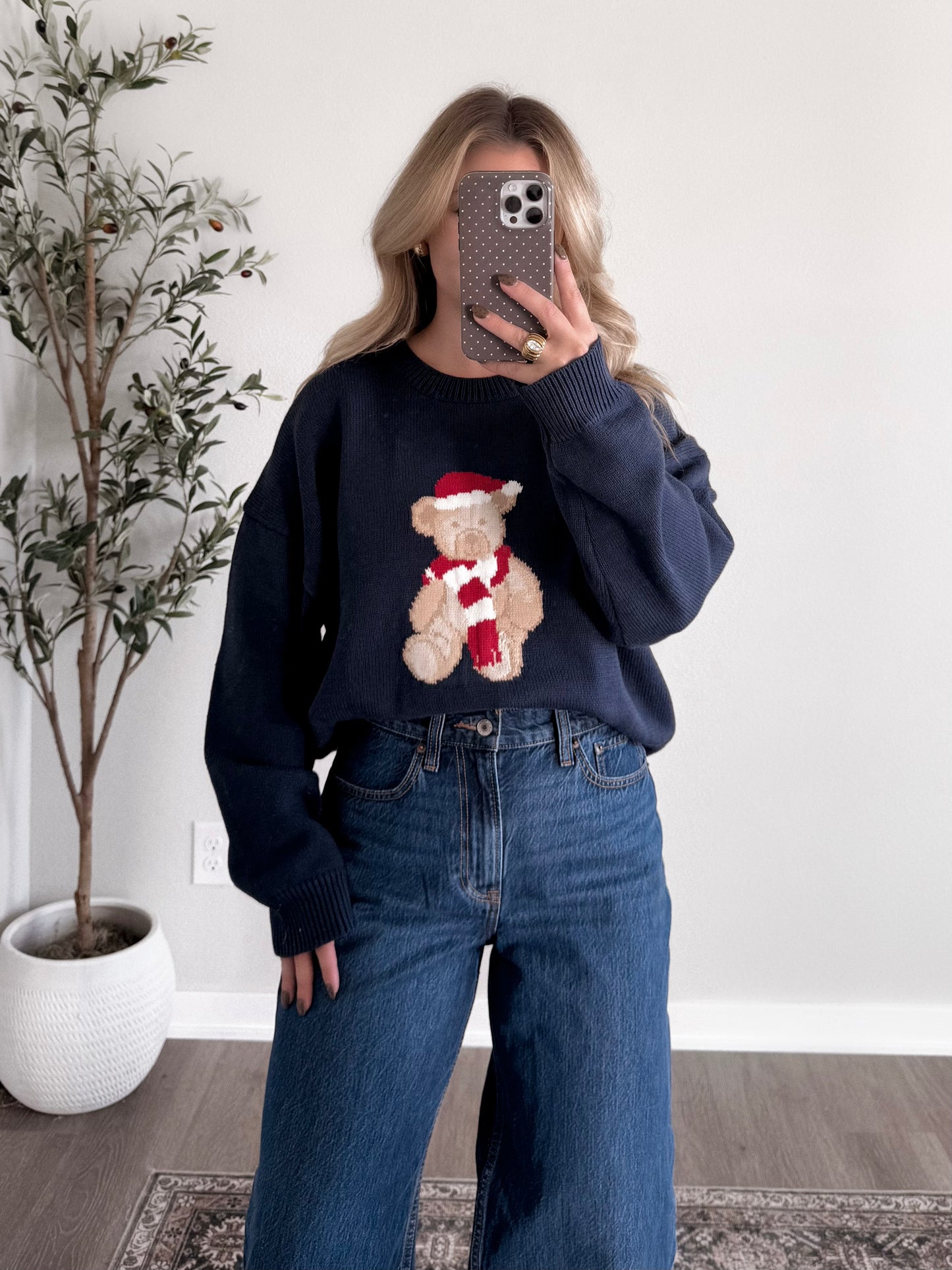 Christmas Cub Knit Sweater