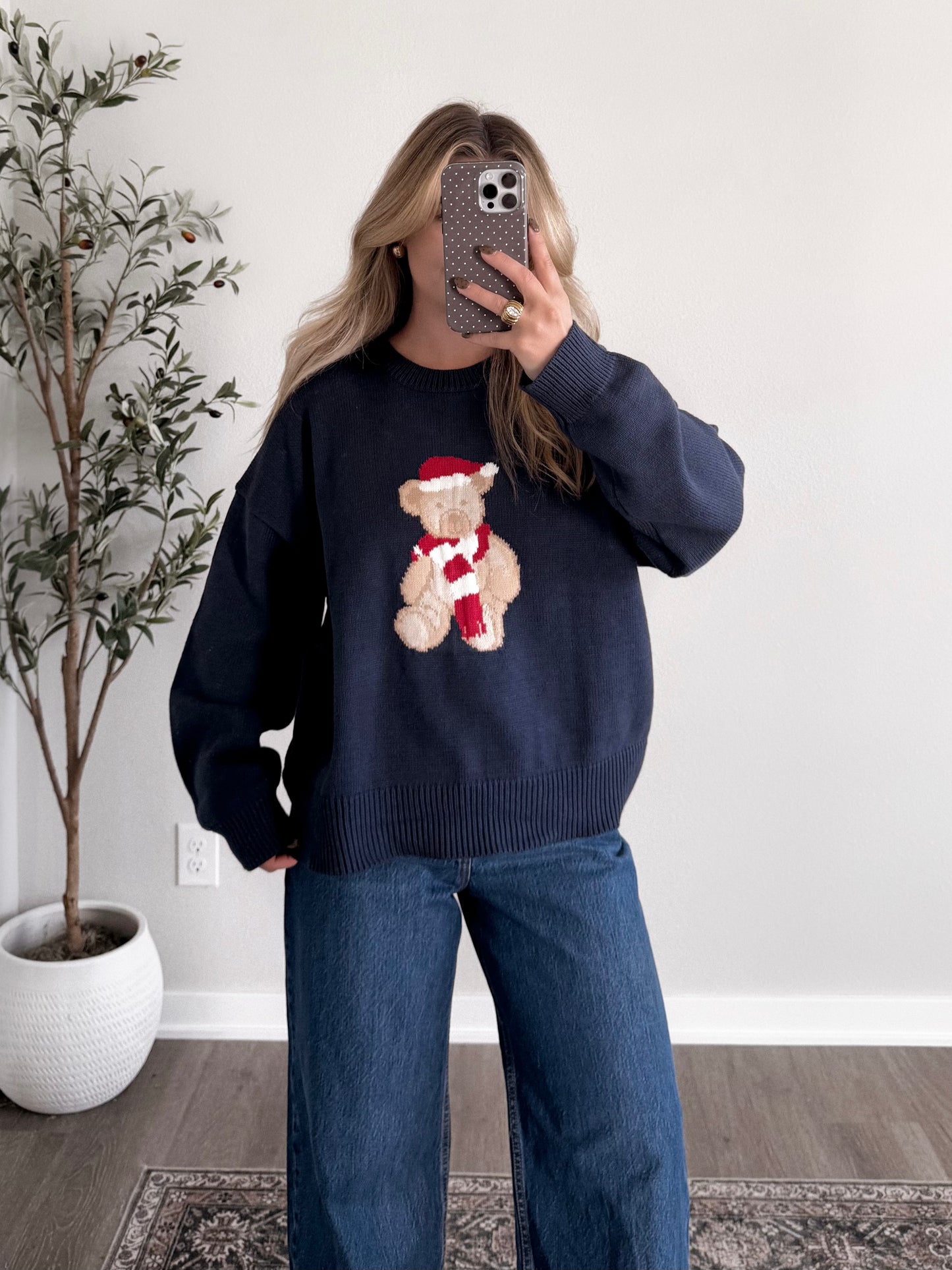 Christmas Cub Knit Sweater