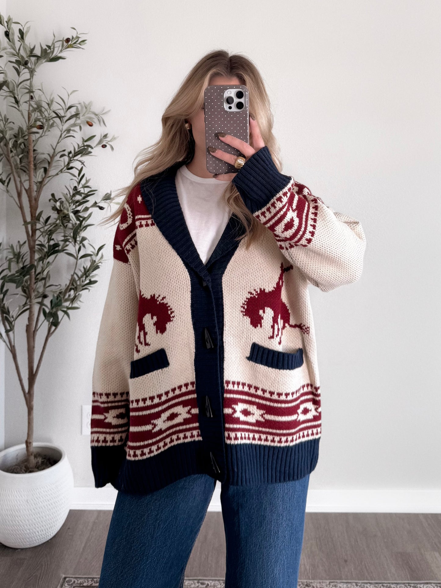 Outlaw Western Knit Cardigan  (PREORDER: EST SHIP 11.30)