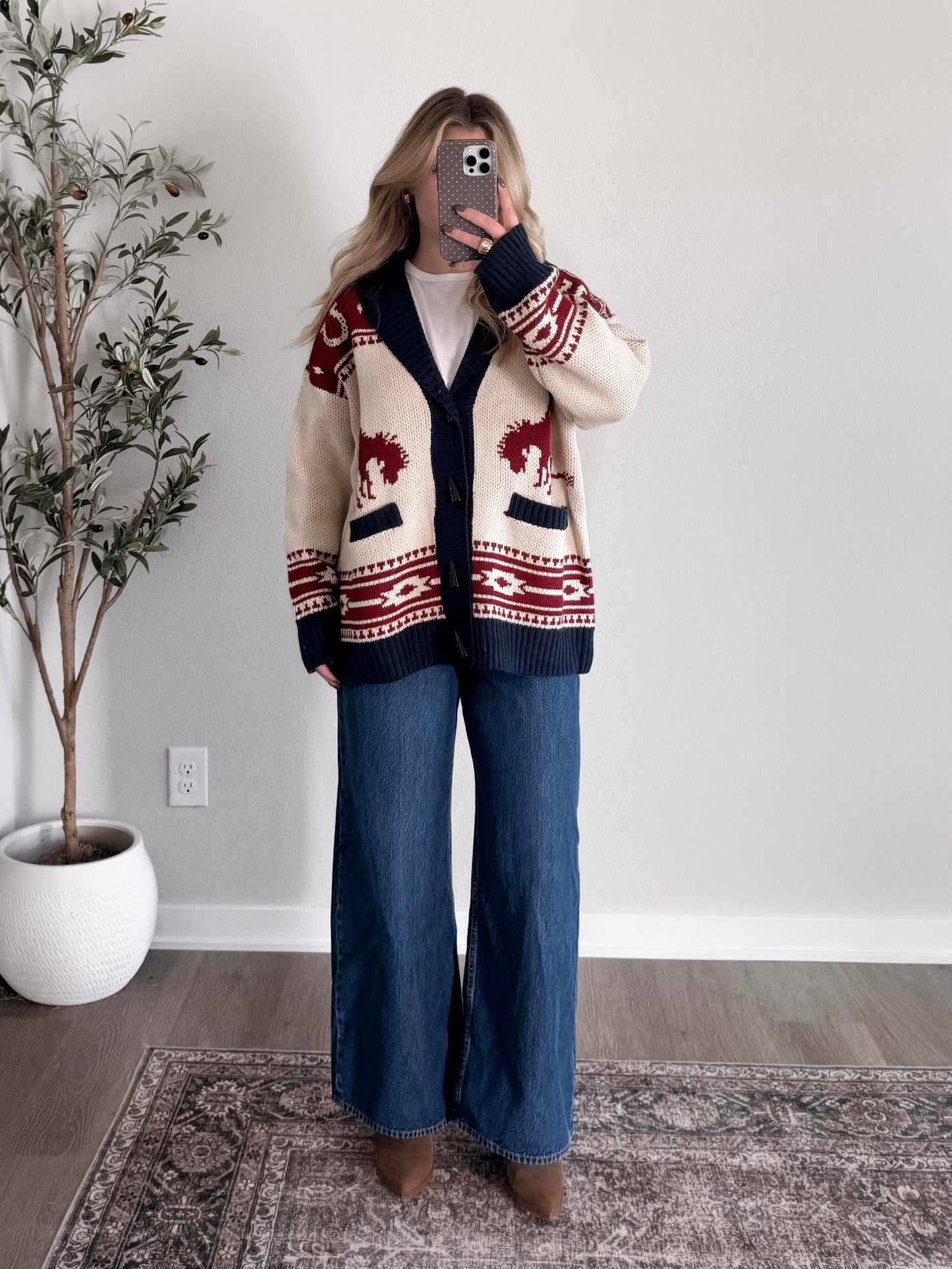 Outlaw Western Knit Cardigan  (PREORDER: EST SHIP 11.30)