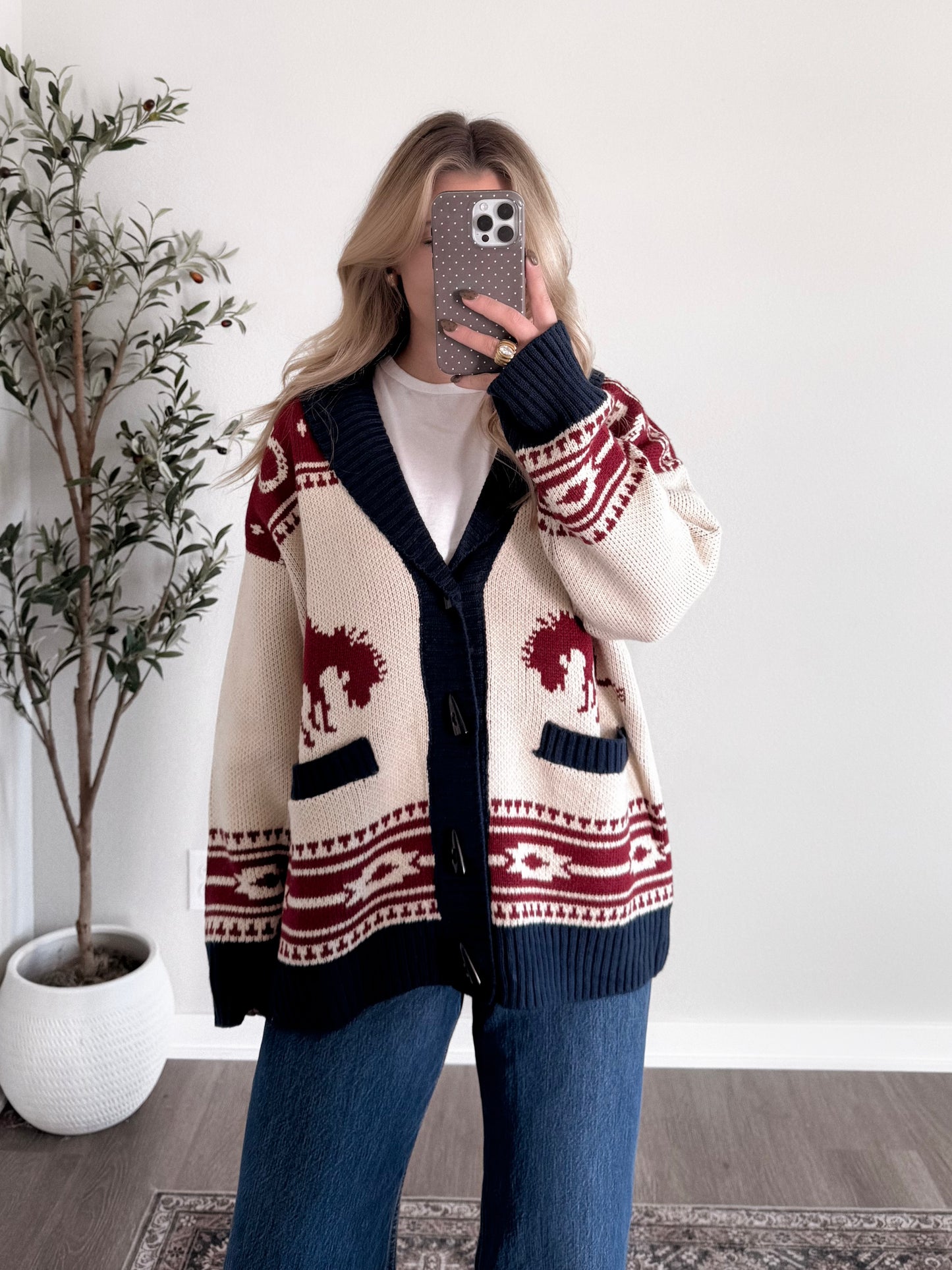 Outlaw Western Knit Cardigan  (PREORDER: EST SHIP 11.30)