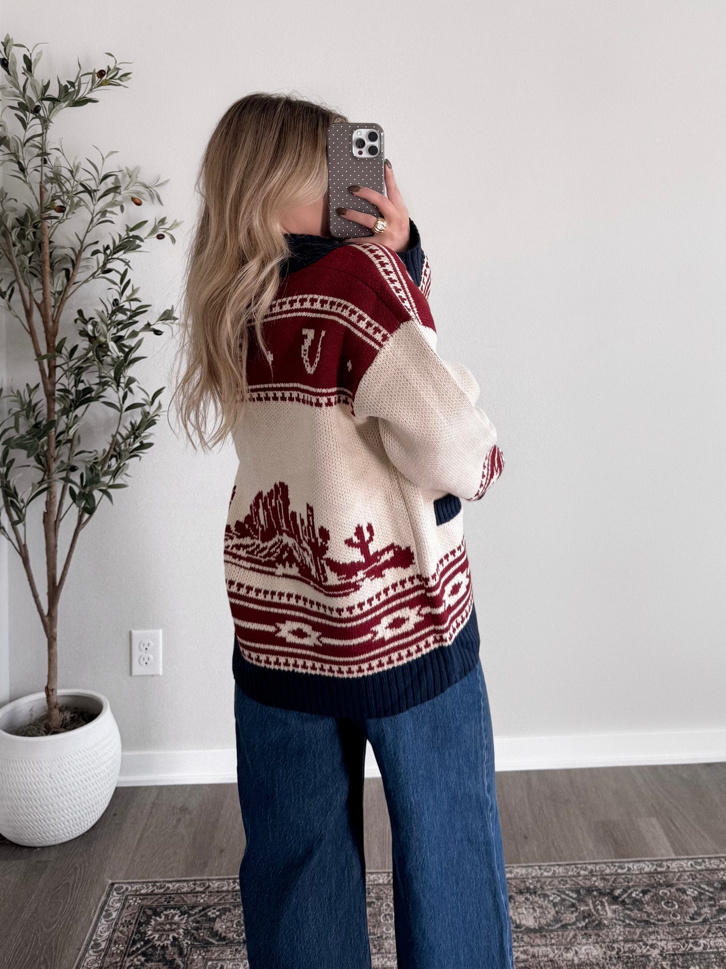 Outlaw Western Knit Cardigan  (PREORDER: EST SHIP 11.30)