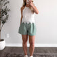 Porch Gingham Boxer Short / Green