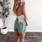 Golden Hour Halter Top / White