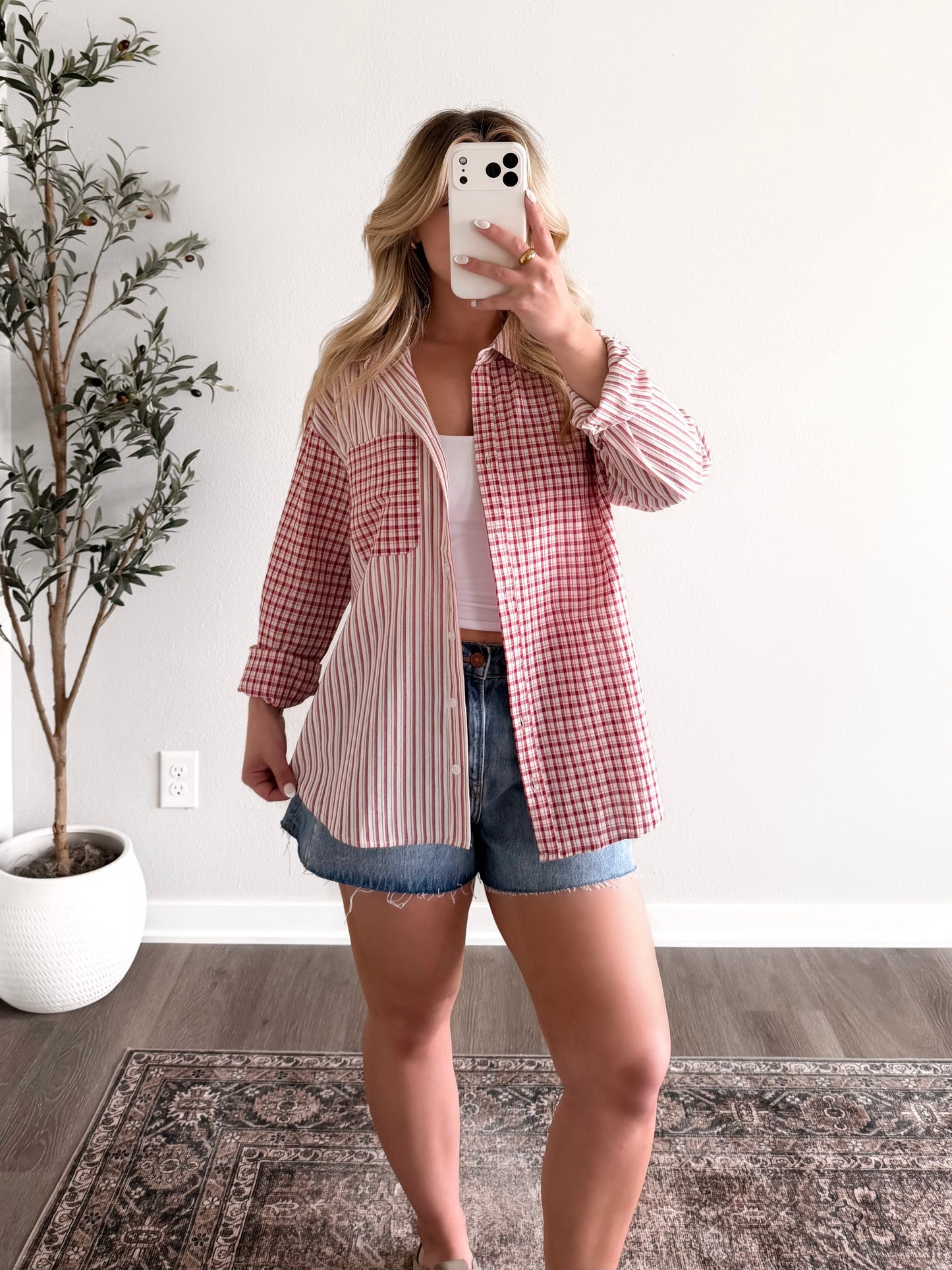 Hayes Gingham Button Down