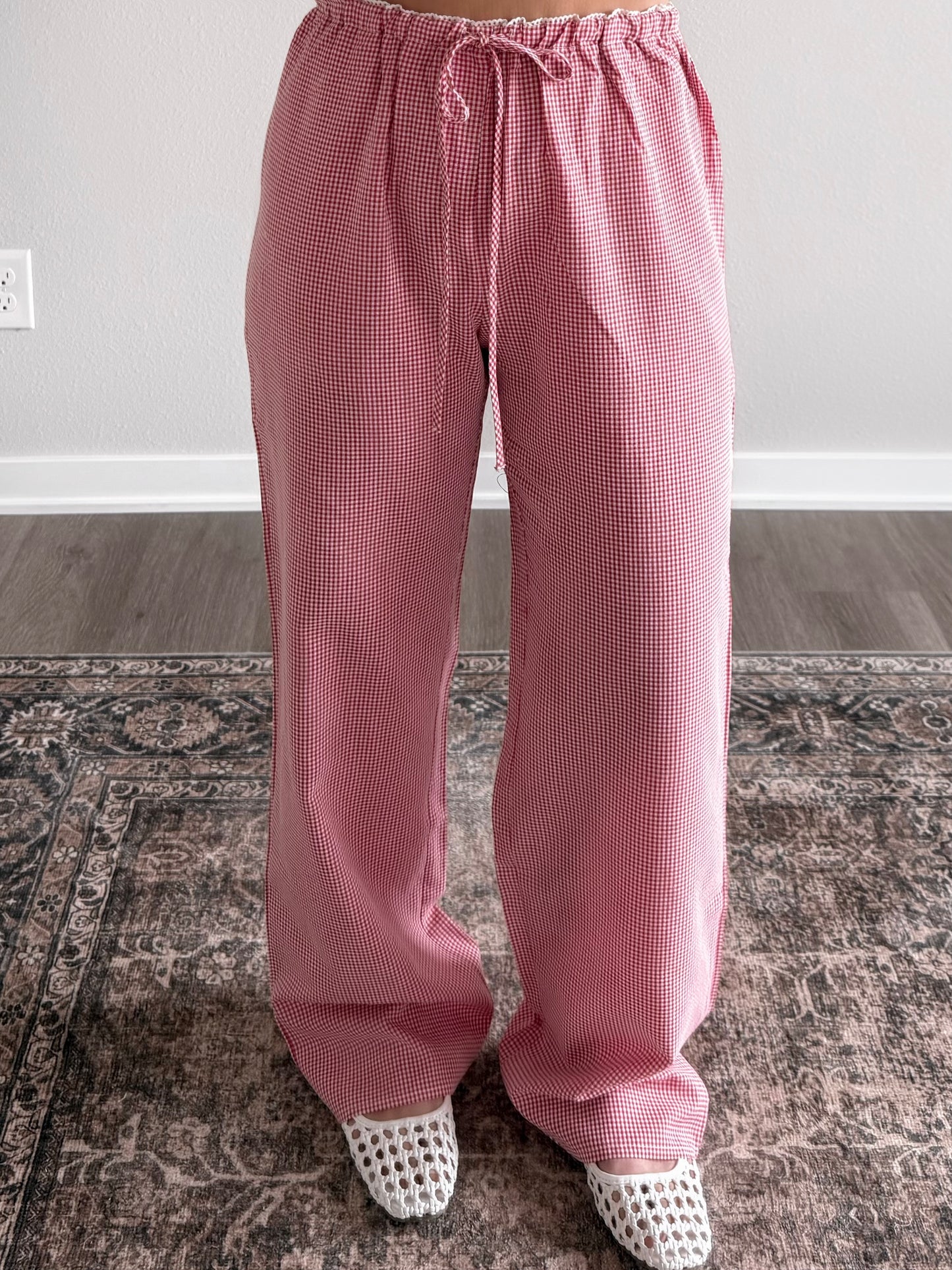 Little Miss Gingham Pant Set (Final Sale)