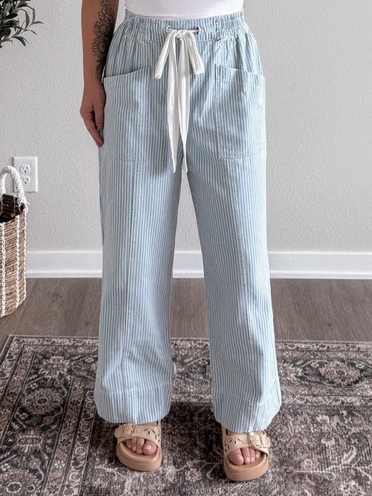Jordyn Striped Wide Leg Pant